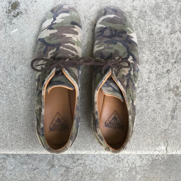 Fluevog Radio CBC Camo Oxfords Size 7.5 - Picture 6 of 10